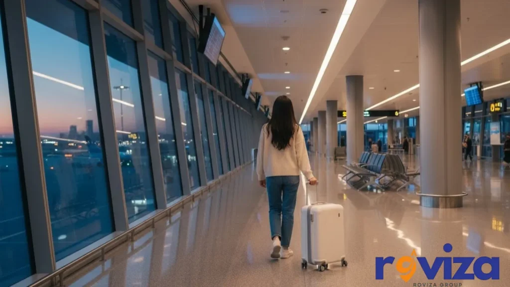 مهاجرت دختر تنها